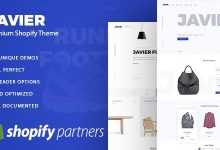 Photo of [Download-S2] Javier v1.0 - Premium Shopify Theme
