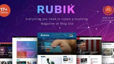 Photo of [Download-S2] Rubik v1.7 - A Perfect Theme for Blog Magazine Website