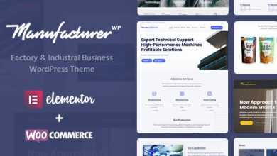 Photo of [Download-S2] Manufacturer v1.1.7 - Factory and Industrial WordPress Theme