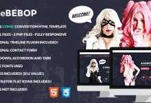Photo of [Download-S2] The Bebop - Anime and Comic HTML Convention Template - updated