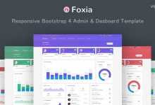 Photo of [Download-S2] Foxia v1.1 - Admin & Dashboard Template