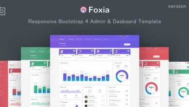 Photo of [Download-S2] Foxia v1.1 - Admin & Dashboard Template