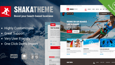 Photo of [Download-S2] Shaka v1.13.0 - A beach business WordPress theme