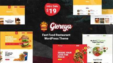 Photo of [Download-S2] Gloreya v1.0 - Fast Food WordPress Theme