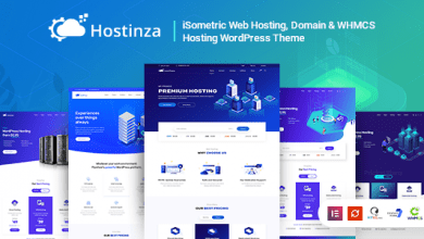 Photo of [Download-S2] Hostinza v1.8.5 - Isometric Domain & Whmcs Web Hosting WordPress Theme
