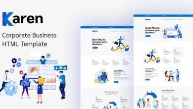 Photo of [Download-S2] Karen v1.0.1 - Corporate Business Bootstrap 4 Template