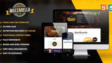 Photo of [Download-S2] Mozzarella - HTML5 and CSS3 Cafe Bar Template