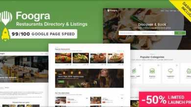 Photo of [Download-S2] Foogra v1.0 - Restaurants Directory & Listings Template