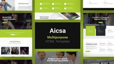 Photo of [Download-S2] Aicsa 1.0.0 - Multipurpose HTML Template