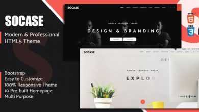 Photo of [Download-S2] Socase v1.0 - Multipurpose HTML5 Template