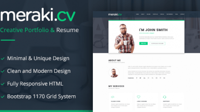Photo of [Download-S2] Meraki v1.4 - One Page Resume WordPress Theme