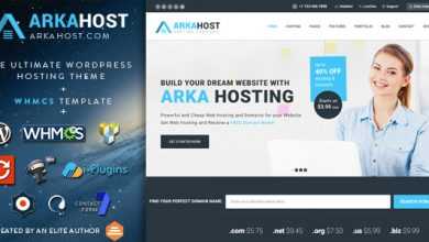 Photo of [Download-S2] Arka Host v5.4 - WHMCS Hosting, Shop & Corporate Theme