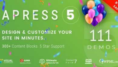 Photo of [Download-S2] Apress v5.0.8 - Responsive Multi-Purpose Theme
