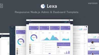 Photo of [Download-S2] Lexa v1.0 - Responsive Node.js Admin & Dashboard Template