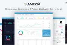 Photo of [Download-S2] Amezia v1.2 - Responsive Admin & Dashboard Template