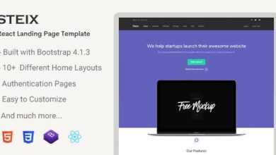 Photo of [Download-S2] Steix React v1.0 - Landing Page Template
