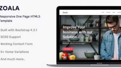 Photo of [Download-S2] Zoala v1.0 - One Page HTML5 Template
