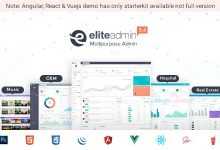 Photo of [Download-S2] Elite Admin v5.4 - Multipurpose Bootstrap, Angular, React & VueJs Dashboard Template