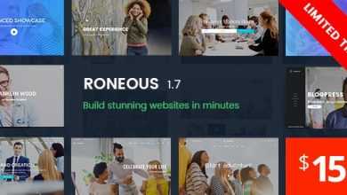 Photo of [Download-S2] Roneous v1.7.3 - Creative Multi-Purpose WordPress Theme