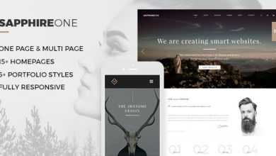 Photo of [Download-S2] Sapphire One v1.0 - Multi-purpose Bootstrap HTML5
