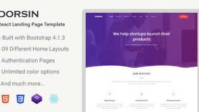 Photo of [Download-S2] Dorsin v1.0.0 - React Landing Page Template