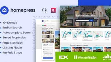 Photo of [Download-S2] HomePress v1.0.9 - Real Estate WordPress Theme