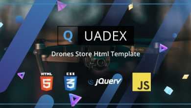 Photo of [Download-S2] Quadex v1.0 - Drones Store Html Template