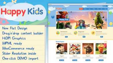 Photo of [Download-S2] Happy Kids v3.5.1 - Children WordPress Theme