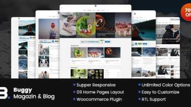 Photo of [Download-S2] Buggy v2.0.0 - Magazine & Blog WordPress Themes
