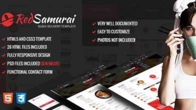 Photo of [Download-S2] Red Samurai - HTML5 and CSS3 Responsive Template - updated