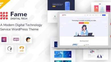Photo of [Download-S2] Fame v1.2 - Digital Technology/Service WordPress Theme