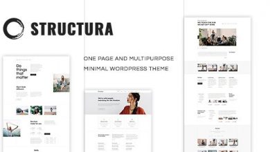 Photo of [Download-S2] Structura v1.4.7 - Minimal One Page Theme