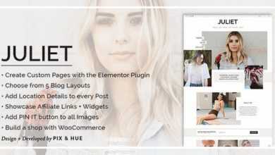 Photo of [Download-S2] Juliet v2.8 - A Blog & Shop Theme for WordPress