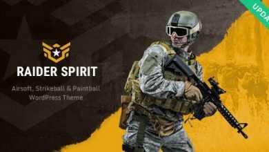 Photo of [Download-S2] Raider Spirit v1.0.3 - Airsoft Club & Paintball WordPress Theme