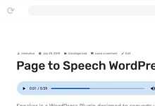 Photo of [Download-S1] Speaker v2.0.3 - Page to Speech Plugin for WordPress