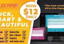 Photo of [Download-S1] Slick Popup Pro v2.3.4 - WordPress Popup Plugin