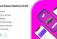 Photo of [Download-S1] Lyft v1.0.0 - React Native UI Kit Taxi Template