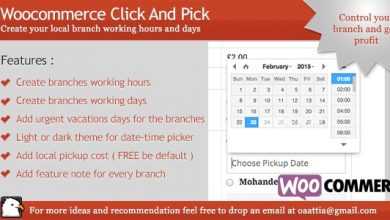 Photo of [Download-S1] Woocommerce - Click And Pick ( Local Pickup ) v2.1.0