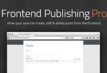 Photo of [Download-S1] Frontend Publishing Pro v3.8.9 - WordPress Post Submission Plugin