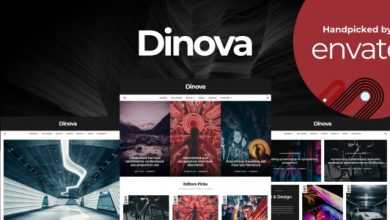 Photo of [Download-S2] Dinova v1.4.3 - Alternative Magazine Gutenberg Theme