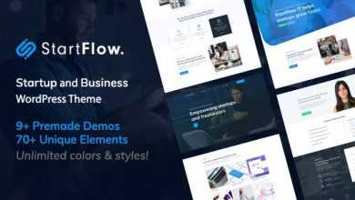 Photo of [Download-S2] Start Flow v1.3 - Startup and Creative Multipurpose WordPress Theme