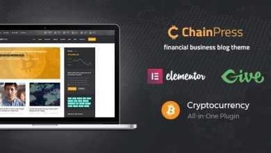 Photo of [Download-S2] ChainPress v1.0.1 - Financial WordPress Business Blog Theme