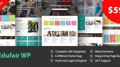 Photo of [Download-S2] Edufair v1.1 - Multipurpose WordPress Theme For Education