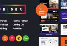Photo of [Download-S2] Prider v1.0.1 - LGBT & Gay Rights Festival WordPress Theme + Bar