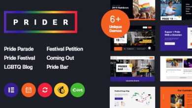 Photo of [Download-S2] Prider v1.0.1 - LGBT & Gay Rights Festival WordPress Theme + Bar