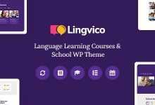 Photo of [Download-S2] Lingvico v1.0.2 - Language Center & Training Courses WordPress Theme