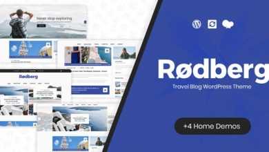 Photo of [Download-S2] Rodberg v1.2 - Travel Blog WordPress Theme