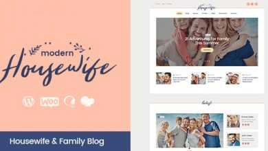 Photo of [Download-S2] Modern Housewife v1.0.1 - Women & Family WordPress Blog Theme