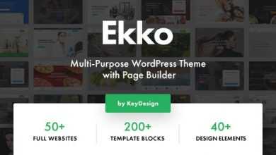 Photo of [Download-S2] Ekko v1.2 - Multi-Purpose WordPress Theme with Page Builder