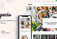 Photo of [Download-S2] Especio v1.0 - Personal Gutenberg Food Blog WordPress Theme